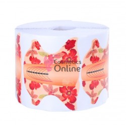 Sabloane pentru unghii SB079 Flower Orange 100 bucati, model oval